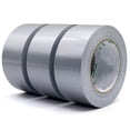 thumbnail image 1 of Gray Duct Tape, Heavy Duty Duct Tape 3 Rolls 10Mm X 00M for Repair, Fixing, Sealing, Labeling and Renovation Work, 1 of 5