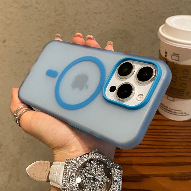 Matte Candy Magnetic Wireless Charge Transparent Case For iPhone 16 15 Pro Max 14 Plus 13 12 For Magsafe Shockproof Hard Cover tzw