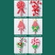 thumbnail image 5 of Wosthever Adorno de mesa, dulce regalo, mano de obra, colgante de pared, suministros para festivales del día de Navidad, artesanía de arcilla, Muleta verde, 5 of 6