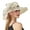 Beige, variant on Fashion Hats For Women Big Flower Shade English Lady Elegant Sun Hats For Women