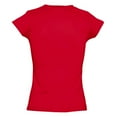 thumbnail image 3 of SOLs Womens Moon V Neck Short Sleeve T-Shirt, 3 of 5
