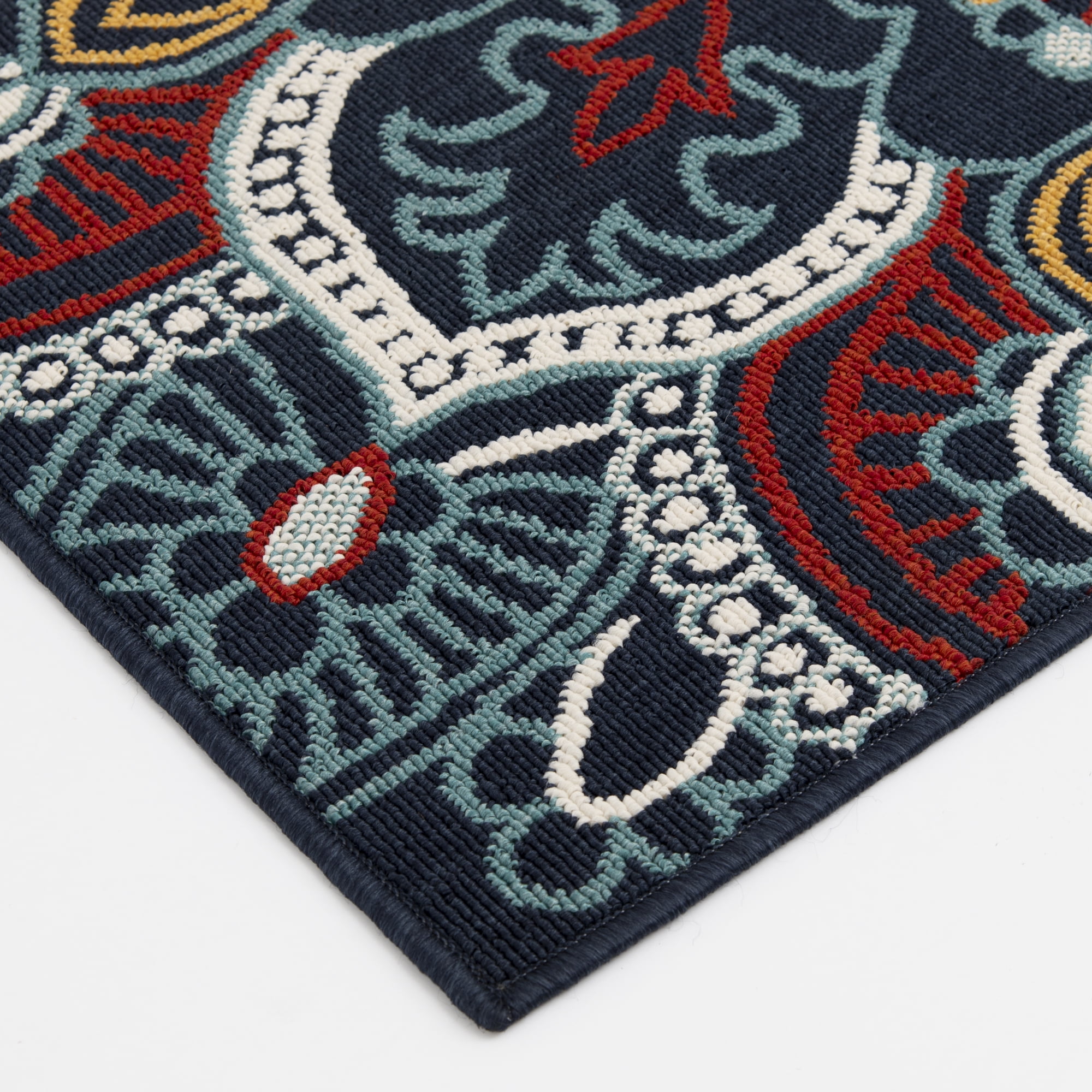 Mainstays 5'x7' Primary Medallion Outdoor Rug