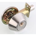 thumbnail image 1 of Dimadebolt Cylinder, Classic Combination Door Lock, Satin Nickel Double Cylinder Double Cylinder Door Lock with Keys, Thumb Turn Knob Inside, Suitable for All Kinds of Port, 1 of 2