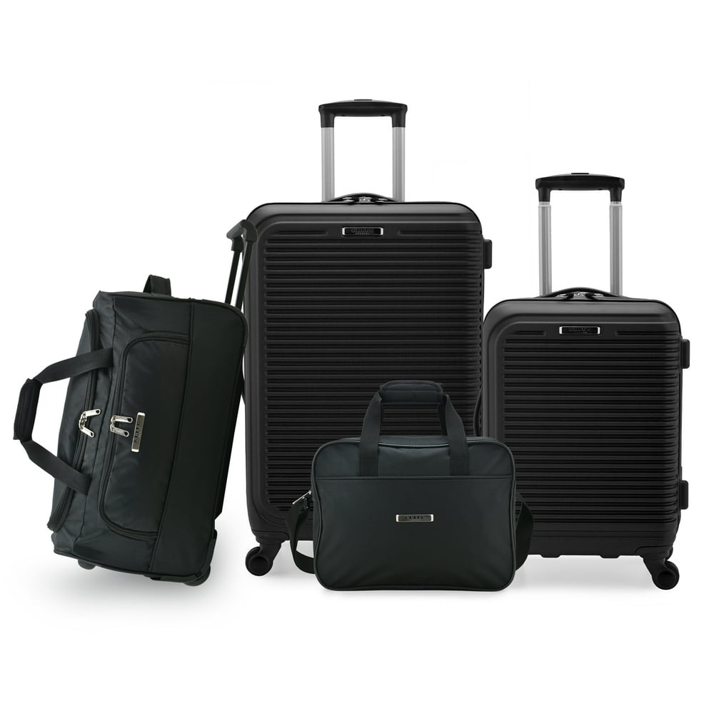 Elite Luggage Elite Luggage Curious 4Piece Luggage Set, Black