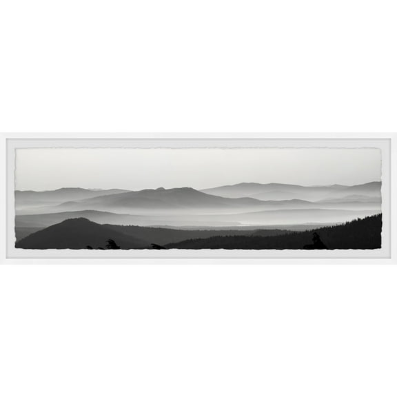 Marmont Hill Foggy Mountains Framed Painting Print