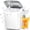 White, variant on FREE VILLAGE Ice Makers Countertop,Portable Ice Maker Machine with Self-Cleaning,26.5lbs/24Hrs,6 Mins/9 Pcs Bullet Ice,Ice Scoop and Basket,Handheld Ice Maker for Kitchen/Home/Office/Party
