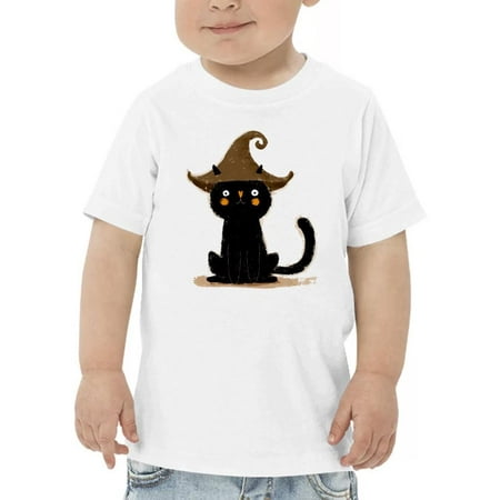 

Cute Halloween Kitten Witch Hat T-Shirt Toddler -Image by Shutterstock 2 Toddler