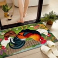 thumbnail image 4 of JML Non-Slip Microfiber & Rubber Doormat - Soft Entryway Rug for Home/Office (16"x24") - Easy Clean Door Mat for Indoor/Outdoor Use, Chickens, 4 of 5