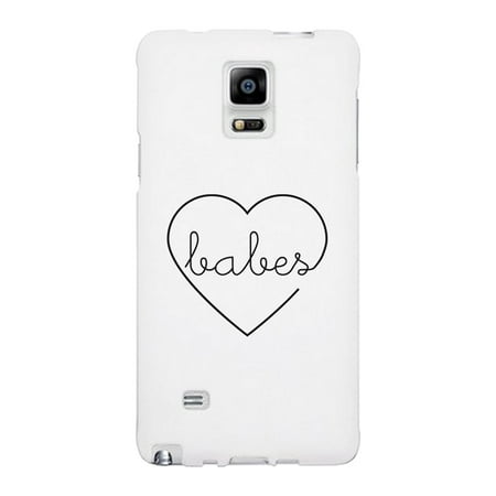Best Babes-Right White Samsung Galaxy Note 4 Case For Best