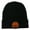 Black, variant on Halloween Surprised Jack o Lantern Embroidered Long Beanie - Maroon OSFM