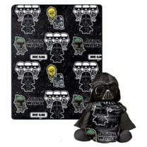 Star Wars Space Vader Silk Touch Throw Blanket with Plush Hugger