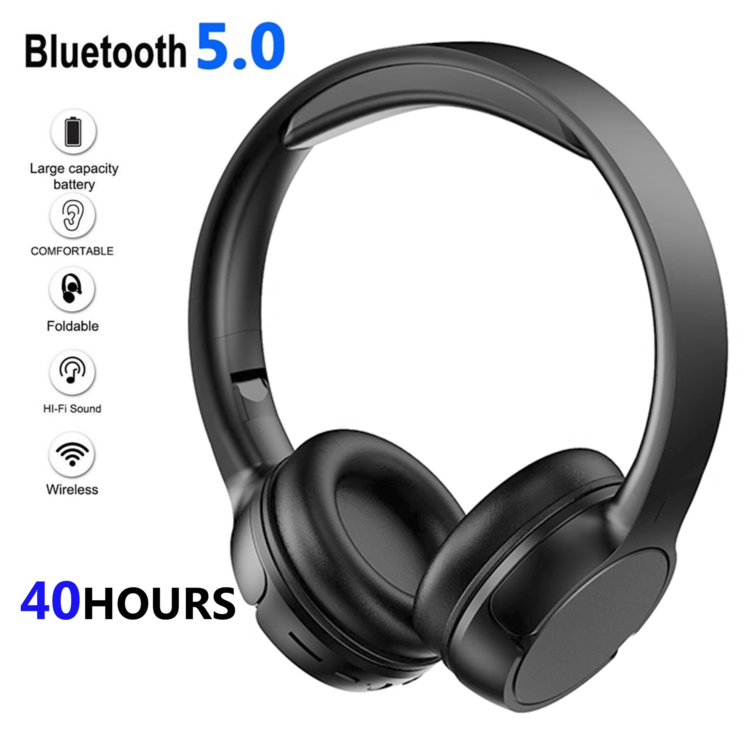 Gaming Headset for PS5 PS4 Nintendo Switch PC Xbox,wireless headset,40+ Hours Battery Life
