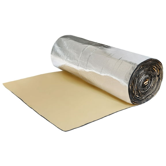 Unique Bargains 197mil 16.7sqft Car Sound Proofing Insulation Deadener Mat High Density Foam Aluminium Foil 61x39.4inch