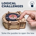 thumbnail image 4 of Reproductor de discos Puzzle Box Adventure Cluepuzzle con rompecabezas, 4 of 6