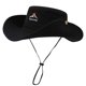 thumbnail image 1 of Sombrero vaquero unisex para el sol: gorra de pescador de ala ancha para senderismo y acampada, 1 of 4