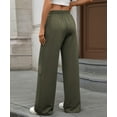 thumbnail image 6 of NJWS Womens High Waisted Drawstring Sweatpants Wide Leg Baggy Lounge Jogger Pants with Pockets, 6 of 9