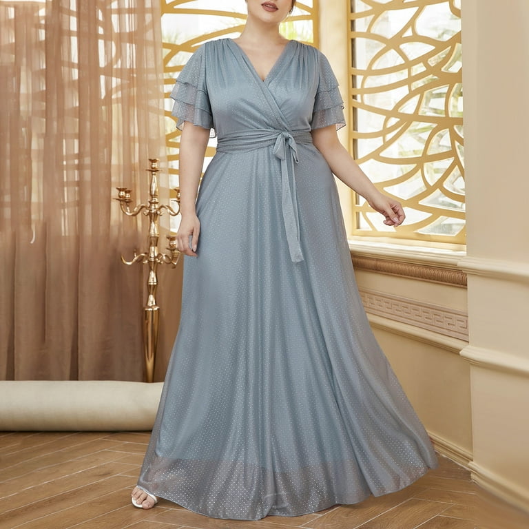 white christmas dresses Long Gray Chiffon Bridesmaid Dresses Mixed Style – Lisposa