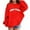 Red, variant on Kids Girls Sports Shirt Boy Girl Casual Hoodie Pullover Hooded Sweatshirt With Pocket Suitable For Teen Girls Boys