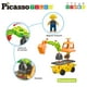 thumbnail image 5 of Excavadora y retroexcavadora PicassoTiles de juguete Building Block, 16 piezas, 3 o más, 5 of 8