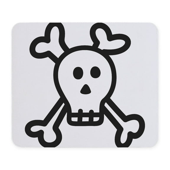 CafePress - Skull And Crossbones Mousepad - Non-slip Rubber Mousepad, Gaming Mouse Pad