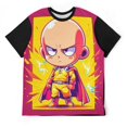 thumbnail image 5 of One Punch Superman Unisex T-Shirts Interesting Novelty Pattern Printed Short Sleeve Casual Graphics Tees Tops, 5 of 8