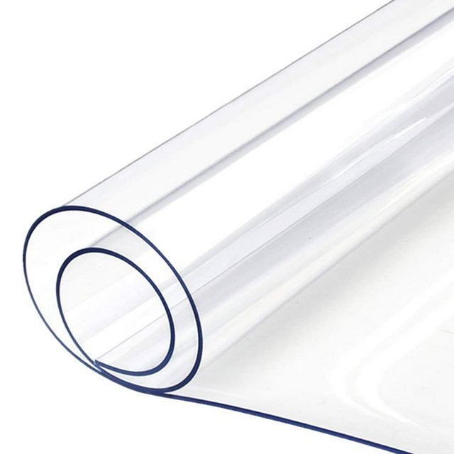 OUSITAID Protecteur Imperméable en PVC pour Nappe Table de Bureau Couvre 23.5x23,5 Pouces