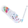 thumbnail image 1 of Unique Bargains 18 Couleurs Marqueurs à Alcool à Base d'Alcool à Double Pointe Marqueur Artistique Coloration, 1 Ensemble, 1 of 5