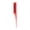 Red, variant on UsilkU 3-Row Teeth Teasing Comb Detangling Brush Rat Tail Comb for Adding Volume and Back Combing, Hairdressing Hair Tool, 8.7 Inches / 22 cm, Pink