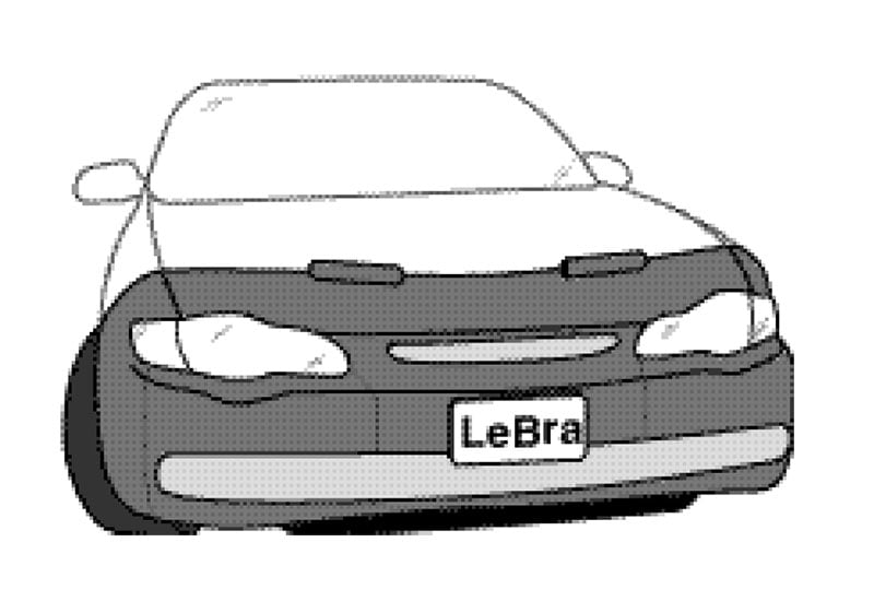 LeBra Front End Cover Chevrolet Monte Carlo Black Vinyl