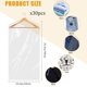 thumbnail image 3 of Paquete de 30 fundas de plástico para ropa, 60 x 90 cm, bolsas para colgar ropa, bolsas transparentes para ropa, bolsas para tintorería, fundas protectoras a prueba de polvo para camisas y chaquetas, 3 of 5