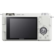 Sony ZV-E10 (White) Mirrorless Camera with16-50mm & 55-210mm Zoom Lenses + 64GB SD Card and More (International Version)