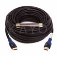thumbnail image 4 of HDMI Cable,KAYO High Speed HDMI Cable (w/Signal Booster) CL3 Rated Cord HDMI2.0b Supports Full 4K@60Hz, UHD, 3D, 2160p, Ethernet, ARC,(Latest Version) HDCP 2.2 Compliant-(100FT + Signal Booster), 4 of 7