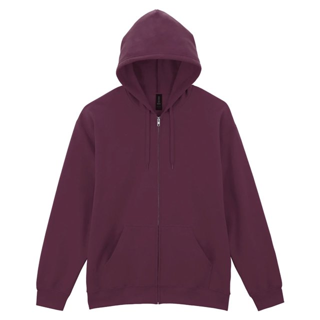 Gildan Mens Softstyle Midweight Full Zip Hoodie