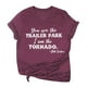 thumbnail image 2 of Xuyuer Women's Tshirt Women Funny Letter Print Short Sleeve Round Neck T Shirt Summer Vacation Tees Graphic Shirts Sayings Short Sleeve Vacation Casual Blouse Thankful Tee, 2 of 3