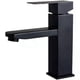 thumbnail image 1 of Matte Black Basin Mixer Tap, Single Lever Black Bathroom Sink Taps, with Lead-Free Water, 1 of 2