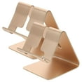 thumbnail image 4 of UPKOCH 2Pcs Desk Phone Stand Aluminium Alloy Facetime Golden Portable Design, 4 of 8
