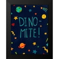 thumbnail image 2 of Vess, June Erica 19x24 Black Modern Framed Museum Art Print Titled - Starry Dinos II, 2 of 5