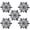 Glitters, variant on 30pcs 4''/10cm Sparkling Glittered Plastic Snowflake Ornaments Christmas Tree Decorations