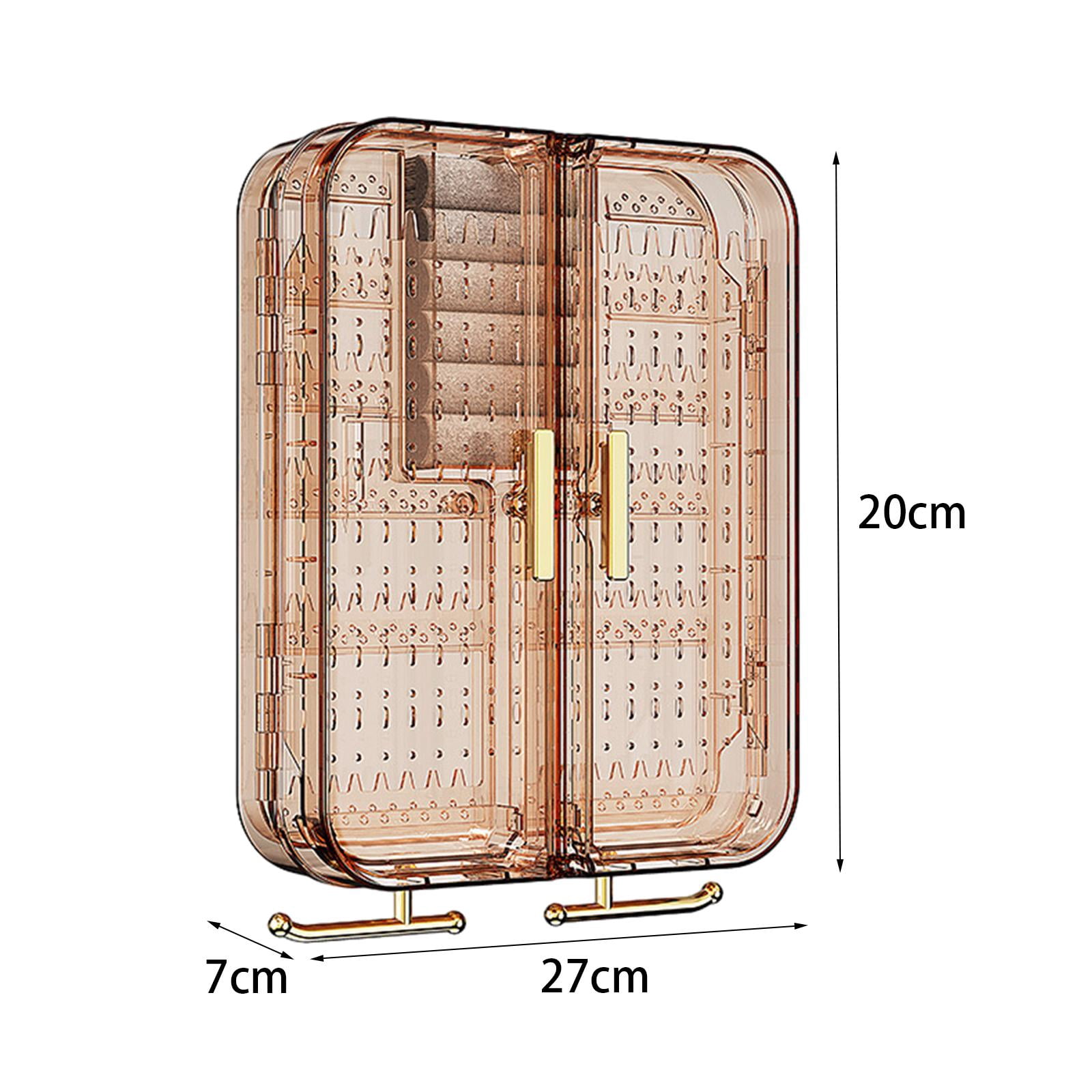 FVDPWYE Jewelry Holder Organizer Large Wall Mount Storage Accessories Jewelry Hanger for Brown