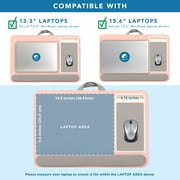 LapGear Home Office Pro Lap Desk with Cushion, Blush Pink