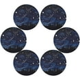 thumbnail image 3 of Starry Night Round Placemats Washable Placemats Non-Slip Heat-Resistant Table Place Mats for Dining Kitchen Holiday Party Table 15.4"-6PCS Home Decor, 3 of 7