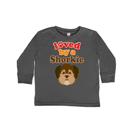 

Inktastic Shorkie Dog Shih Tzu Yorkie Gift Toddler Boy or Toddler Girl Long Sleeve T-Shirt