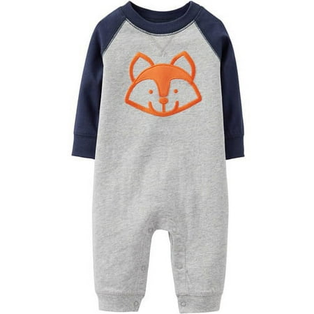 Child of Mine Newborn Boy Cotton Jumpsuit