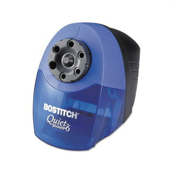 BOSTITCH QuietSharp Electric Pencil Sharpeners, Blue