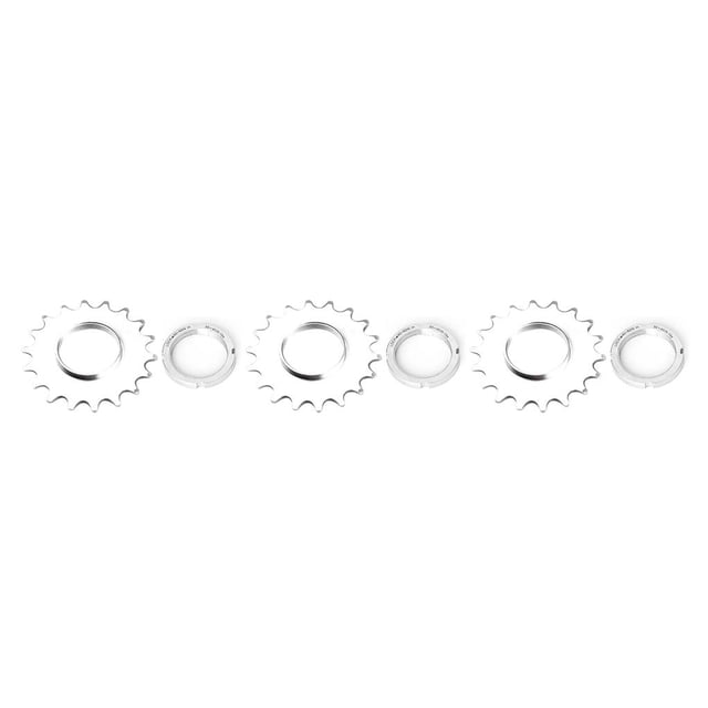 Naiovety Piñón fijo rueda de bicicleta Cogs acero al carbono piñón bloqueo anillos mantenimiento volante accesorio piezas de repuesto Type1 NO1