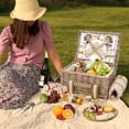 thumbnail image 2 of Cesta de Picnic G GOOD GAIN para 2 personas con Manta y Enfriador Aislado, 2 of 7