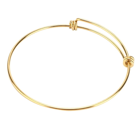 LYUMO 10pcs DIY Blank Expandable Bangle Bracelets for Jewelry Making, Men & Women Gift Kit