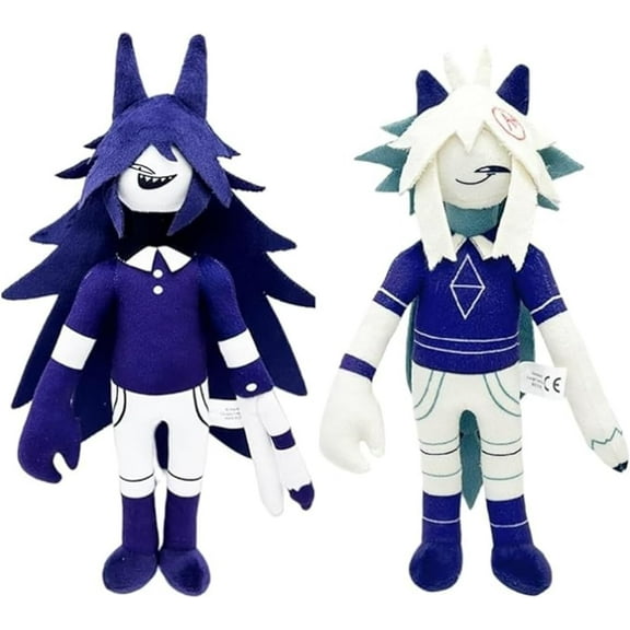 RDCIRP Fundamental Paper Education Plush Toy, Soft Stuffed Animal Figure Doll, Cute Cartoon Character Anime Pillow Plushies Doll Toy for Fans Adults(2pcs)