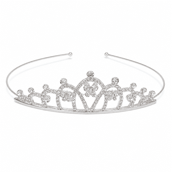 PLANTORA 2026 New Lovely Crown Rhinestone Kids Girl Princess Tiara Headband Dancing Party Headwear, for Birthday Parties, Dress-Up, Special Occasions, Photo Shoots, Themed Events