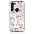 thumbnail image 5 of Moto G Stylus 2020 Case, Moto G Pro Case, KAESAR Hybrid Bling Glitter Sparkle Laser Polygon Marble Graphic Fashion Cute Colorful Skin Cover Shockproof Case for Moto G Stylus/G Pro 2020, 5 of 5